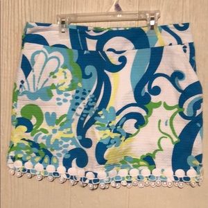 Lilly Pulitzer size 4 skort skirt